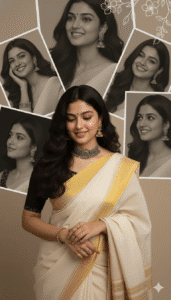 Multi-Image Collage Portrait of Indian Woman – Cinematic 4K AI Prompt