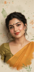 Serene Indian Woman in Cinematic 4K Portrait