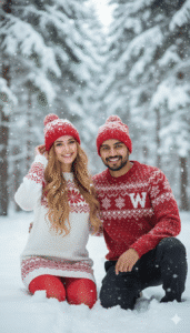 Couple Christmas AI Prompts