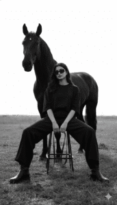 Photography with Horse | Cinematic Editorial Portrait